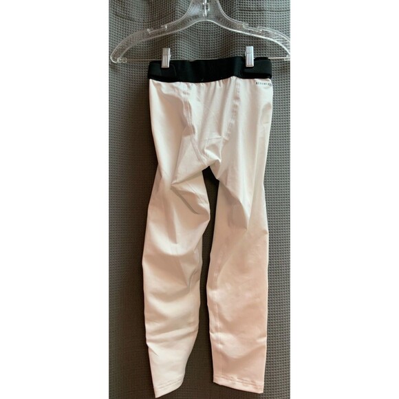 Adidas 3/4 Knee pad‎ compression Tights white small mens - Picture 2 of 5